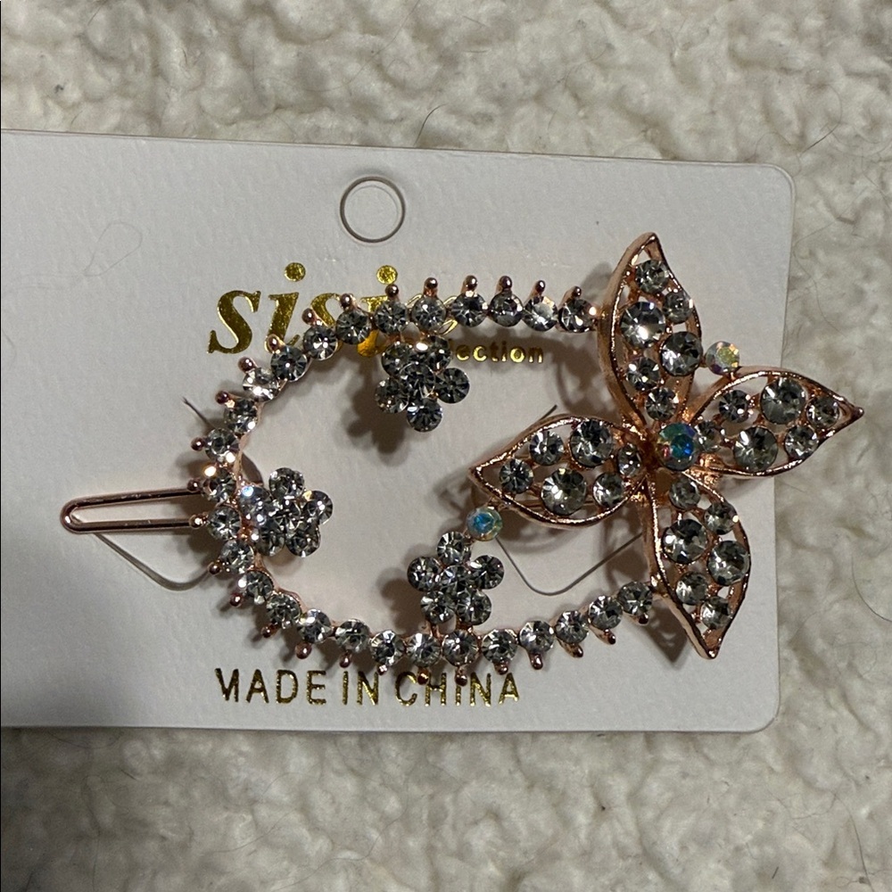 Women's Floral Hair Clips - Multicolor - Picture 6 of 8